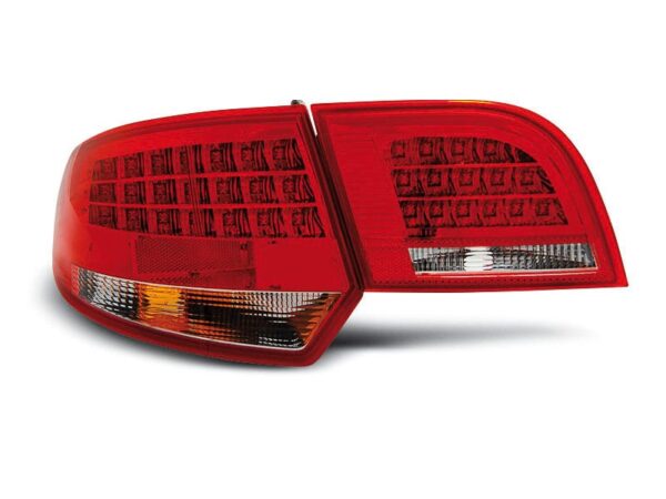 Baklykter LED RØD Hvit Audi A3 8P 04-08 Sportback