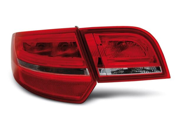 Baklykter LED RØD Hvit Audi A3 8P 04-08 Sportback