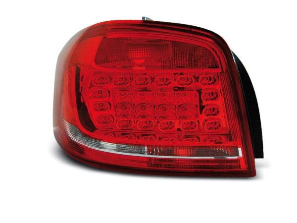 Baklykter LED RØD Hvit Audi A3 08-12