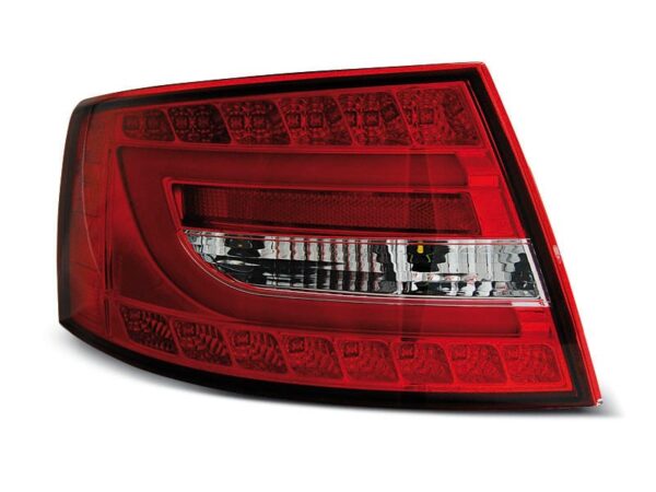 Baklykter LED RØD Hvit Audi A6 C6 Sedan 04.04-08 6pin