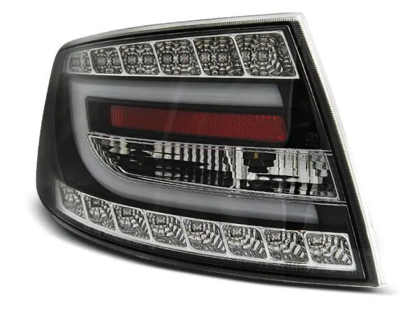 Baklykter LED Sort Audi A6 C6 Sedan 04.04-08 7pin