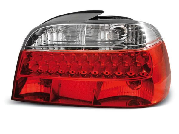 Baklykter LED RØD Hvit BMW E38 06.94-07.01