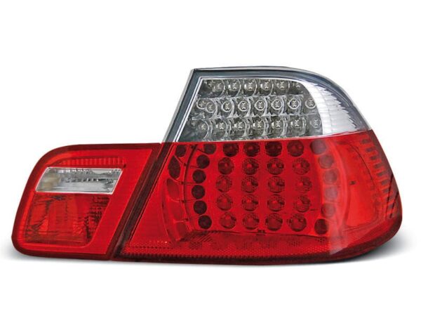 Baklykter Bmw E46 04.99-03.03 Red White Led Coupe