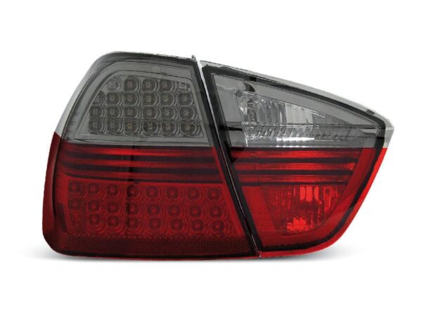 Baklykter LED RØD Smoke Fitsbmw E90 03.05-08.08