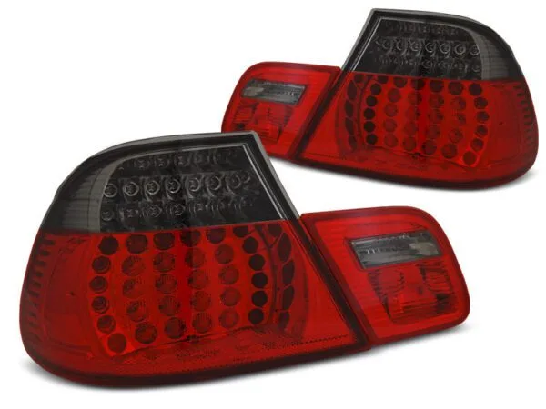 Baklykter LED RØD Smoke BMW E46 04.03-06 Coupe