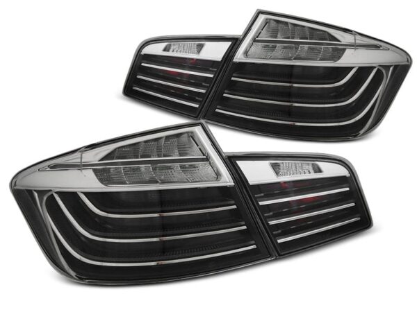 Baklykter LED BAR Sort Krom LCI Look BMW F10 10-07.13