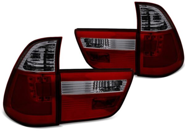 Baklykter LED BAR RØD Smoke BMW X5 E53 09.99-10.03
