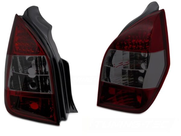 Baklykter Citroen C2 11.03-10 LED RØD Røyk