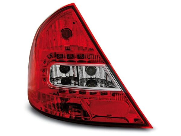 Baklykter Ford Mondeo MK3 09.00-07 RØD Hvit LED
