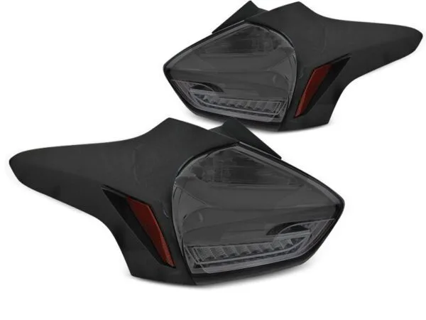 Baklykter Ford Focus 3 15-18 Hatchback Smoke SEQ LED
