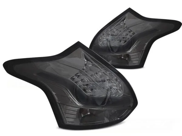 Baklykter Ford Focus 3 11-10.14 Hatchback Smoke LED BAR