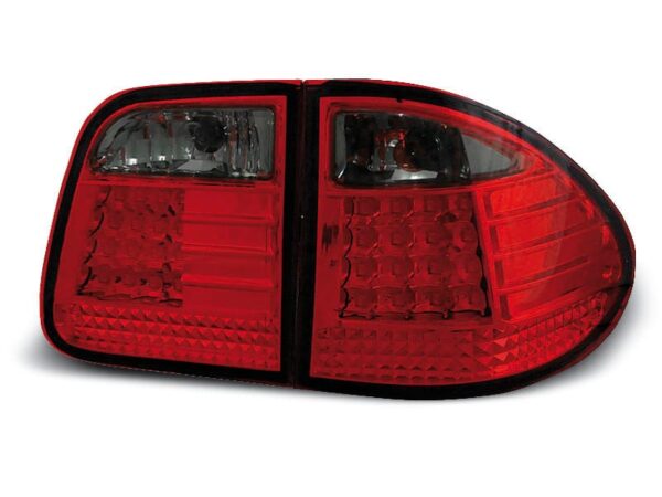Baklykter LED RØD Smoke Mercedes W210 95-03.02 Kombi