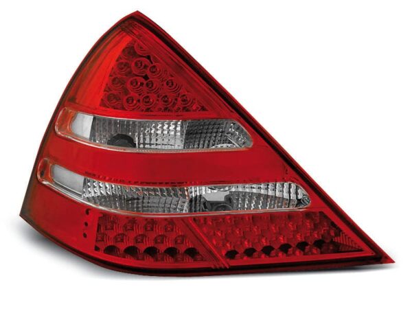 Baklykter LED RØD Hvit Mercedes R170 SLK 04.96-04