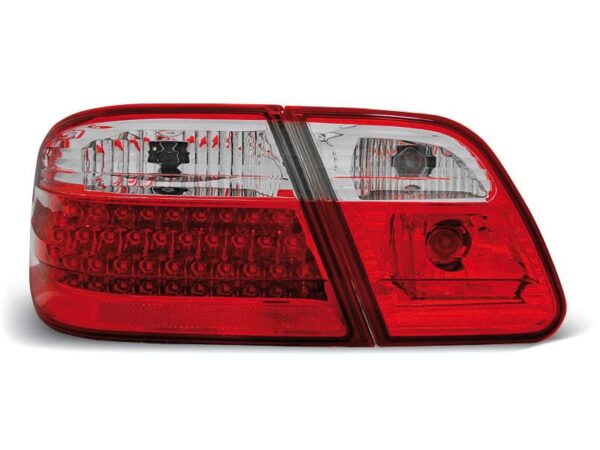 Baklykter LED RØD Hvit Mercedes W210 95-03.02