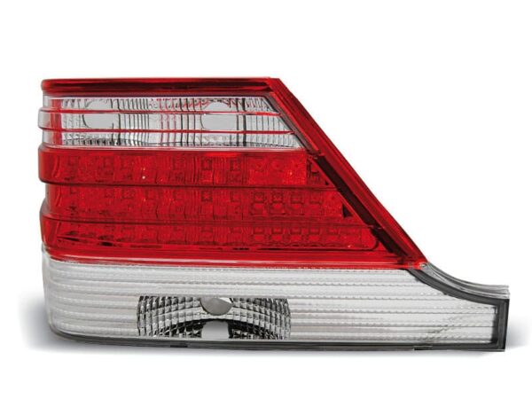 Baklykter LED RØD Hvit Mercedes W140 95-10,98