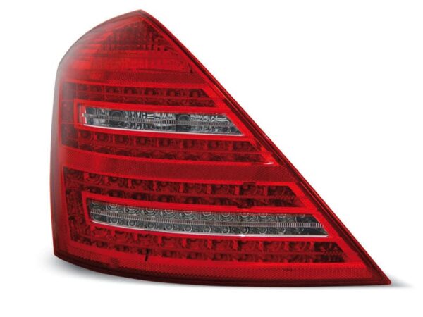 Baklykter LED RØD Hvit Mercedes W221 S-klasa 05-09