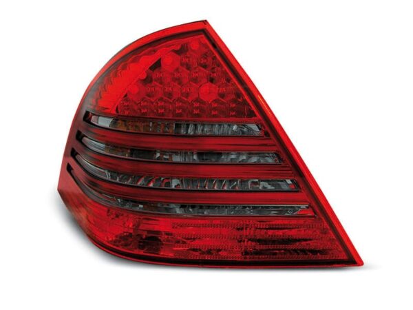 Baklykter LED RØD Smoke Mercedes C-klasa W203 Sedan 00-04
