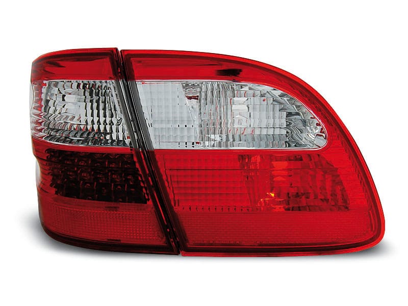 Baklykter LED RØD Hvit Mercedes W211 Vogn E-klasa 02-06