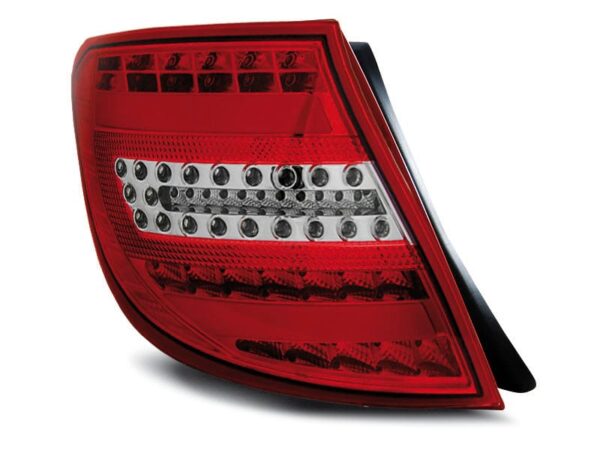 Baklykter LED BAR RØD Whie Mercedes C-klasa W204 Kombi 07-10