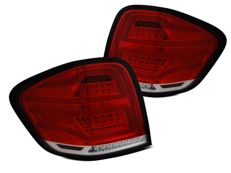 Baklykter LED BAR RØD Whie Mercedes M-klasa W164 09-11