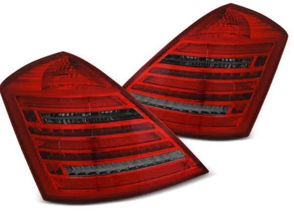 Baklykter LED RED Smoke SEQ W222 Look Mercedes W221 S-klasa 05-09