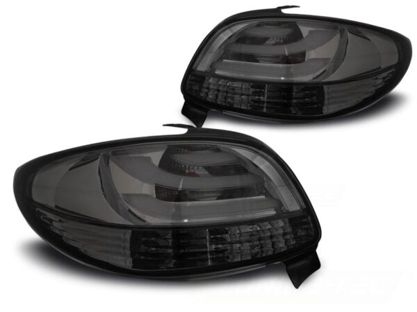 Baklykter Peugeot 206 10,98- Smoke LED BAR