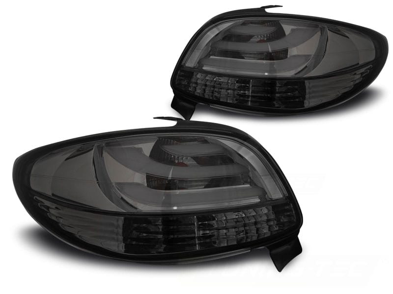 Baklykter Peugeot 206 10,98- Smoke LED BAR