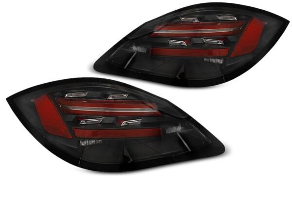 Baklykter LED BAR Sort SEQ Porsche Boxster / Cayman 987 09-12