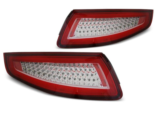 Baklykter LED BAR RØD Whie SEQ Porsche 911 997 04-09