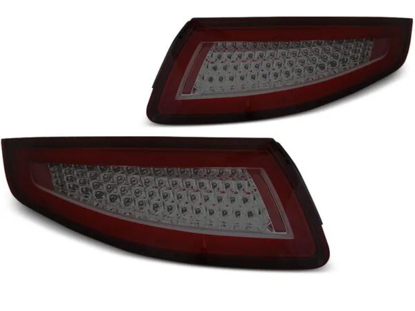 Baklykter LED BAR RØD Smoke SEQ Porsche 911 997 04-09
