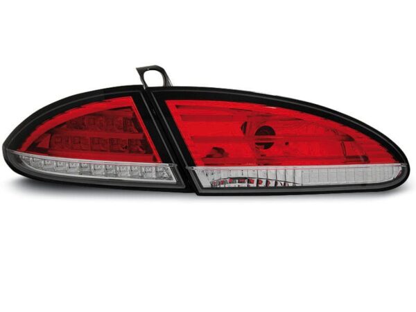 Baklykter LED RØD Hvit Seat Leon 06.05-09