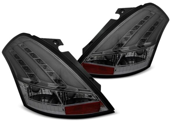 Baklykter Suzuki Swift 10-17 Smoke LED BAR