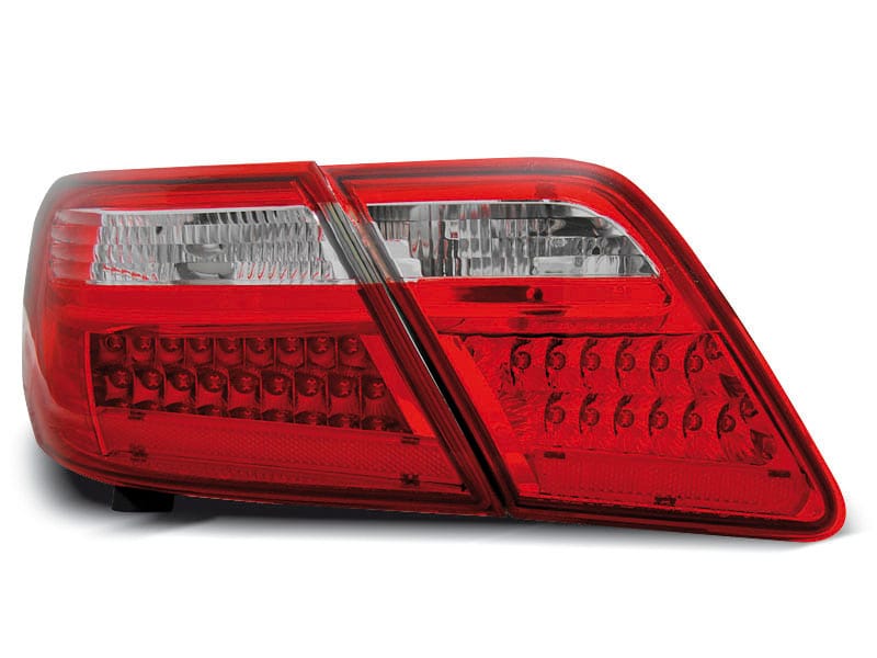 Baklykter Toyota Camry 6 Xv40 06-09 RØD Hvit LED