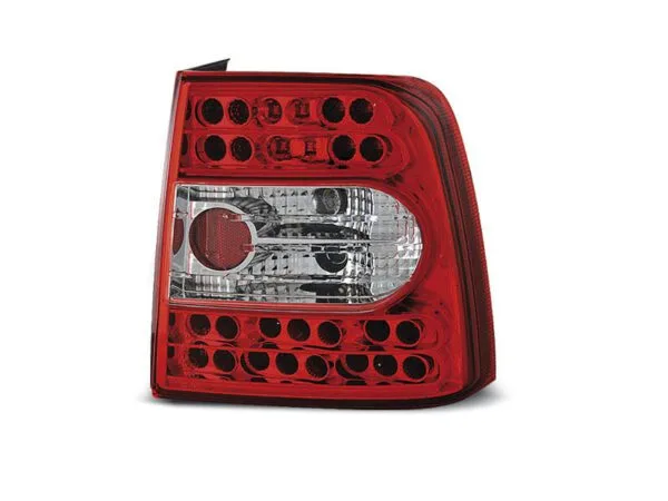 Baklykter LED RØD Hvit VW Passat B5 11.96-08.00 Sedan