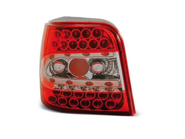 Baklykter LED RØD Hvit VW Golf 4 09.97-09.03