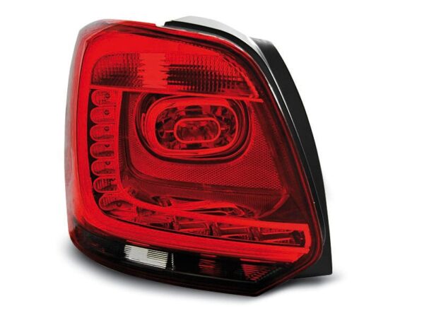 Baklykter LED RØD Smoke VW Polo 09-14