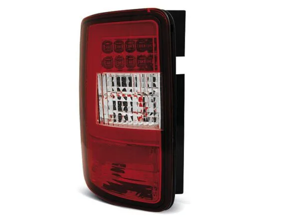 Baklykter LED BAR RØD Whie VW Caddy 03-03.14