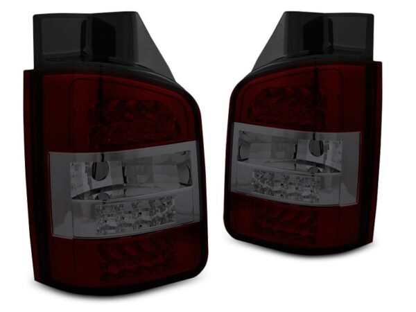 Baklykter LED RØD Smoke VW T5 04.03-09 Trasnporter