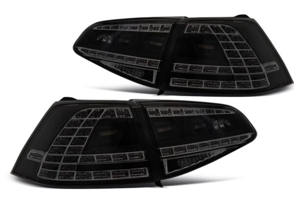 Baklykter LED Sport Black Smoke SEQ VW Golf 7 13-17