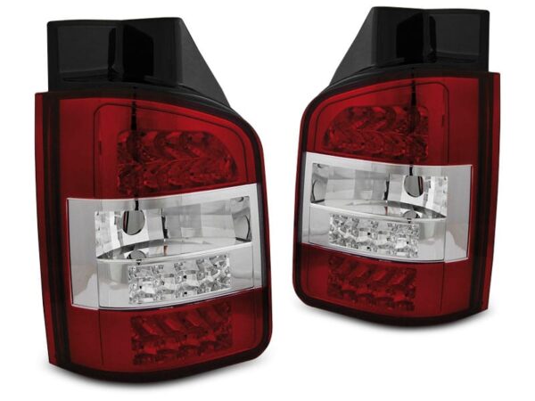 Baklykter LED RØD Hvit VW T5 10-15 Transporter