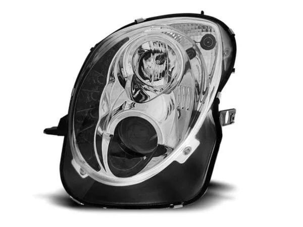 Frontlykter Alfa Romeo Mito 08-19 TRU DRL Krom
