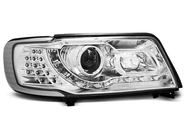 Frontlykter Dagslys Krom Audi 100 C4 12.90-06.94
