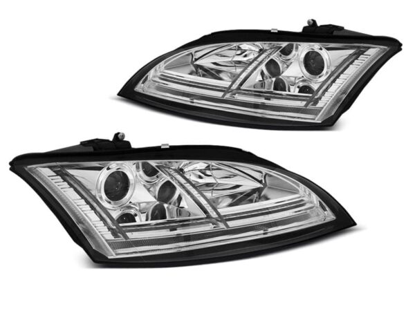 Frontlykter LED Krom SEQ Audi TT 06-10 8J