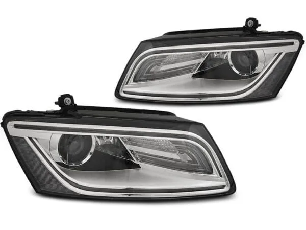 Frontlykter True DRL Chrome Audi Q5 08.12-17
