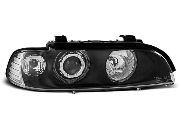 Frontlykter Angel Eyes Black BMW E39 09.95-06.03