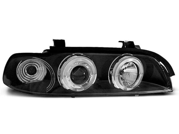 Frontlykter Angel Eyes Black BMW E39 09.95-06.03