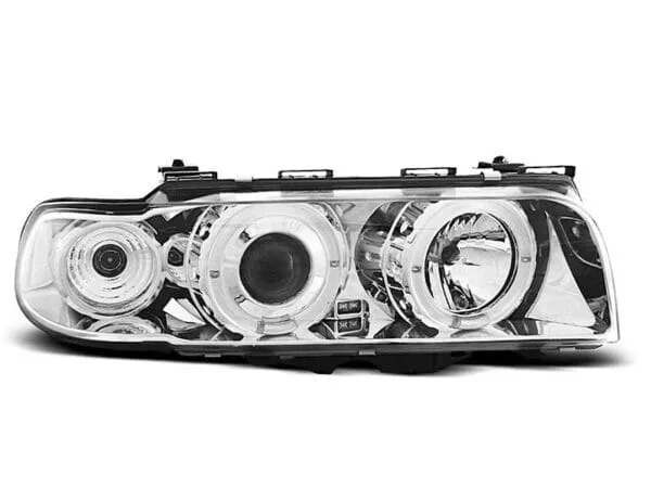 Frontlykter Angel Eyes Chrome BMW E38 06.94 – 08.98