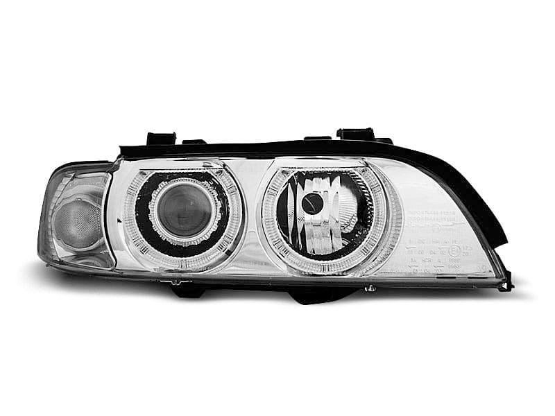 Frontlykter Angel Eyes Chrome BMW E39 09.95-06.03