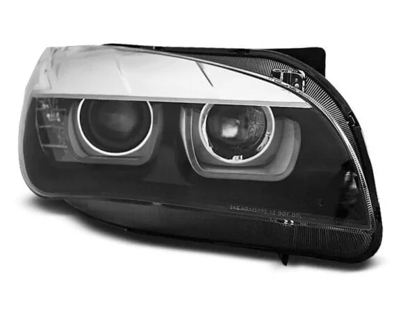 Frontlykter Xenon Frontlykter U-led Lys Svart BMW X1 E84 08.12-01.14