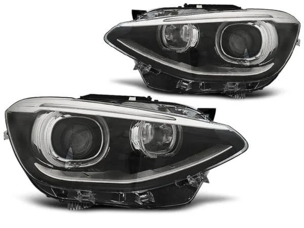 Frontlykter True DRL Black BMW F20 / 21 11-12.14
